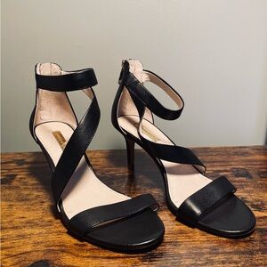 Louise et Cie Black Leather Heels